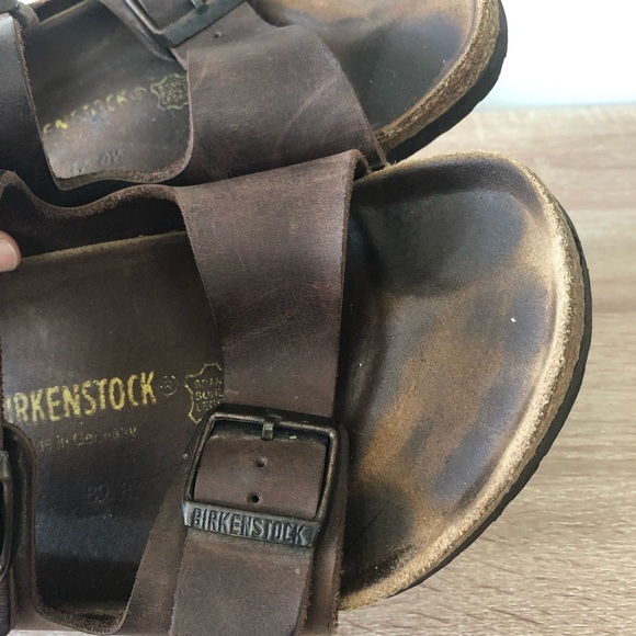 Birkenstock Milano Brown Sandals size 42 - Picture 16 of 16